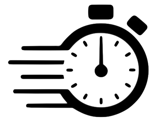 Stopwatch in motion